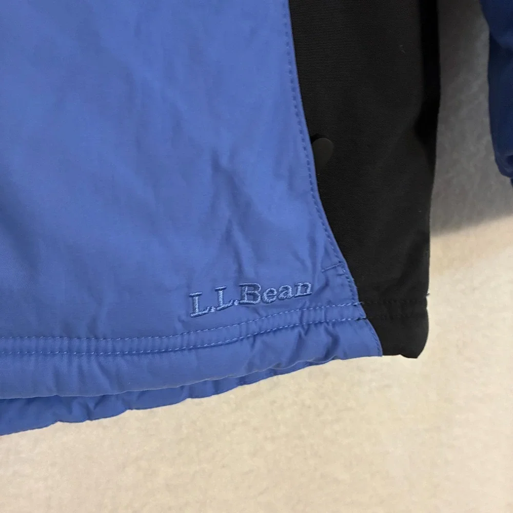 LL Bean Rugged Ridge‎ Primaloft Parka Jacket Womens M Full Zip Ski Hood Gorpcore
